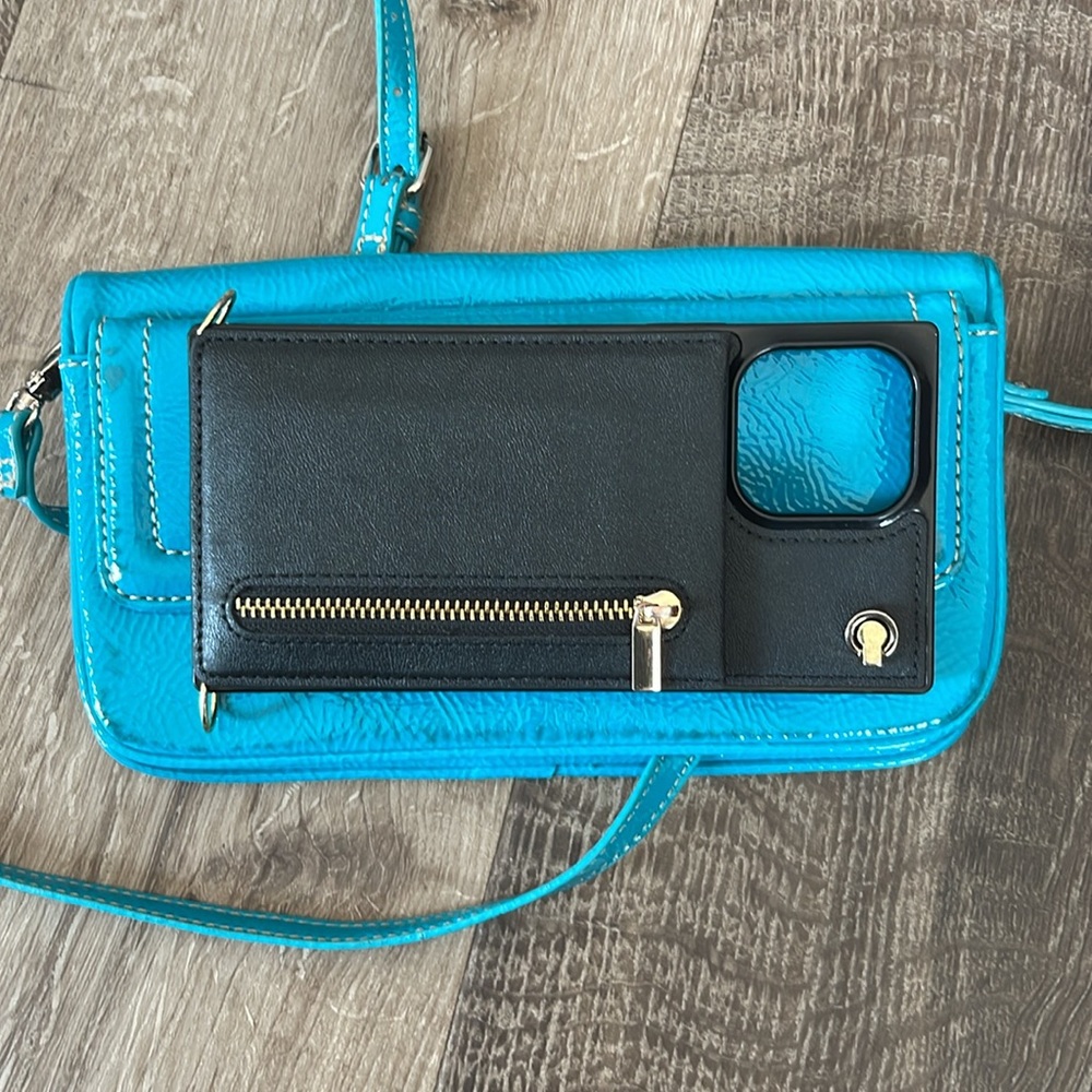 Nine West Ocean Blue Shoulder Bag - Picture 11 of 11